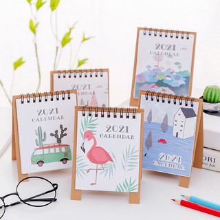 Lịch để bàn 2021 kèm ghi chú nhiều hình