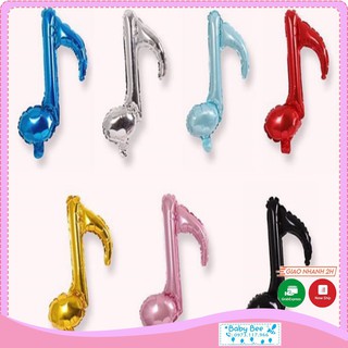 Bóng Trang Trí Hình Nốt Nhạc Đơn, Kép