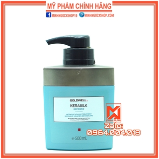 Kem ủ tóc cho tóc thưa mảnh GOLDWELL KERASILK REPOWER VOLUME 500ml chính hãng