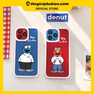 Ốp iphone - Ốp lưng iphone cạnh vuông viền camera the cookie dành cho ip 6 đến 14promax - G32