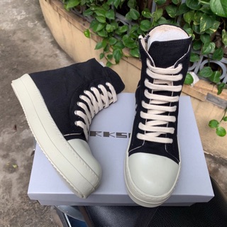 Giầy Rick Owen cao cổ ( Tăng chai tẩy sạch giầy + Fullbox)