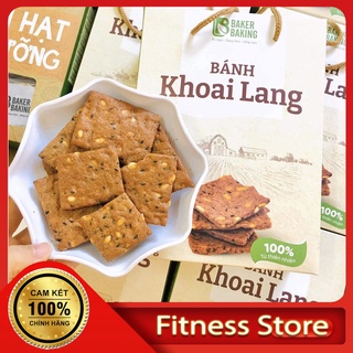 Bánh Khoai Lang Ăn Kiêng Không Đường BakerBaking -  Eat Clean Ăn Kiêng Healthy Hỗ Trợ Giảm Cân, Giảm Mỡ Tốt cho sức khỏe