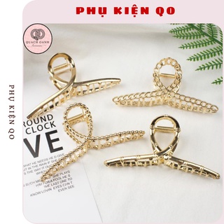 Kẹp Kim Loại Mạ Đồng Cỡ Lớn Phong Cách Hàn Quốc - Phụ Kiện QO KEP25
