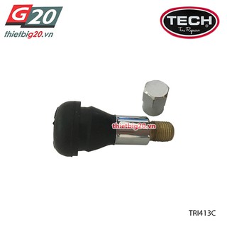 BỘ 10 VAN LỐP KHÔNG SĂM Ô TÔ VÀ XE TẢI NHỎ TECH TRI413C (INOX, 32MM)