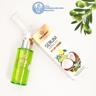 SERUM 75ML Thorakao dưỡng tóc bưởi, dầu dừa, olive Giảm rụng tóc, giúp mọc tóc, dưỡng da đầu