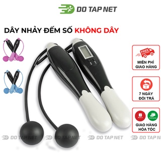Dây nhảy đếm số vòng tự động, dây nhảy không dây, 4 chế độ, chống trượt