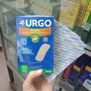 Urgo Durable băng cá nhân vải độ dính cao hộp 102 miếng