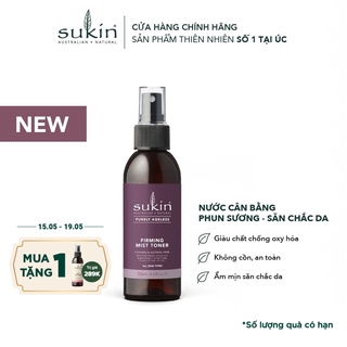 Nước Cân Bằng Dạng Phun Sương Săn Chắc Da Sukin Purely Ageless Firming Mist Toner 125ml