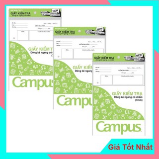 Giấy Kiểm Tra Campus Có Chấm TP-BS70G-25 (25 Tờ Đôi/ Tập)
