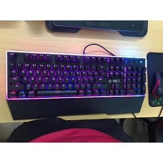 Bàn phím gaming Newmen GM150 / Gnet K88_Blue Switch_Led Rainbow cũ  thanh lý phòng net VIP _ Bàn phím cơ chơi game