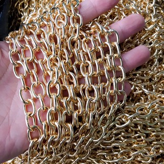 1 mét xích mài nhỏ màu vàng , màu bạc