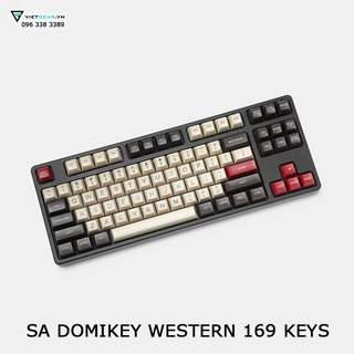 [Mã SKAMSALE03 giảm 10% đơn 200k] Bộ nút nhựa SA Domikey Western 169 nút nhựa ABS double shot
