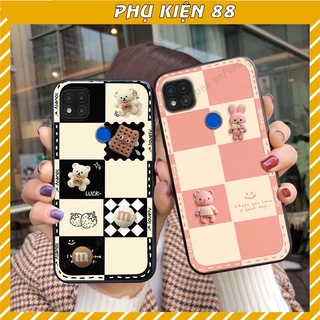 Ốp lưng Xiaomi Redmi 9C hình gấu, kẹo dễ thương cute