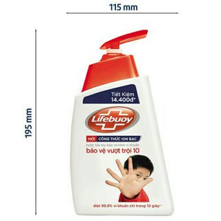 Chai Nước rửa tay lifebuoy 500ml
