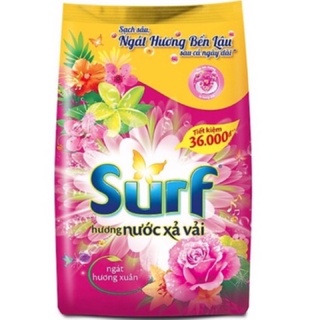 Bột giặt Surf hương Nước xả vải 5.8kg(mầu hồng)