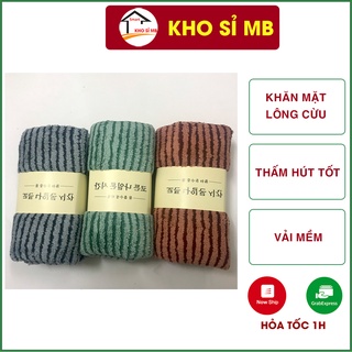 khăn mặt lông cừu hàn quốc mềm mại thấm hút tốt - thay thế  loại khăn mặt dùng 1 lần kho sỉ mb