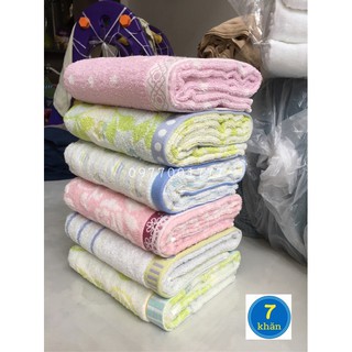 Khăn tắm lớn 60x120cm Xuất Hàn Songwol mềm mịn - Nhiều mẫu