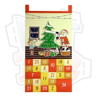 Mô hình giấy Giáng Sinh Chrismas Lịch Noel Ver 2