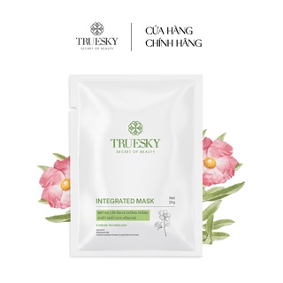 Mặt nạ dưỡng trắng da và ngăn ngừa lão hoá Truesky Integrated Mask chiết xuất hoa hồng đá 25g