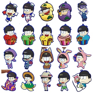 [Update thêm khi có hàng mới] Móc khóa / Dây treo in 1 mặt bằng cao su Anime Goods hình Osomatsu hàng Nhật