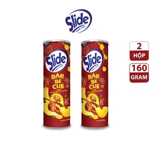Combo 2 Bánh Lát Khoai Tây SLIDE Vị Thịt Nướng 2x160g
