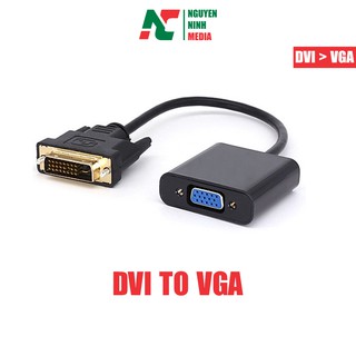 Dây Cáp Chuyển Đổi DVI-D To VGA Adapter Dài 20cm