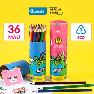 Bút chì 36 màu dạng cốc GuangBo Happy Party H02509