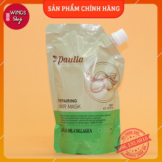 Ủ Hấp Tóc Paulla Tái Sinh Phục Hồi Tế Bào Mầm Tóc Chuẩn Salon 500ml | Hàng Chính Hãng