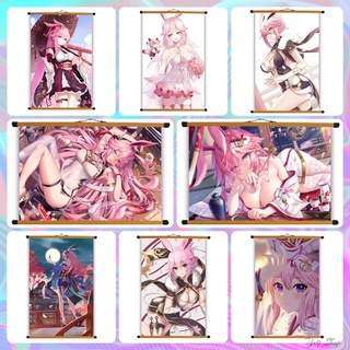 Poster Vải Yae Sakura - Honkai Impact 3