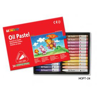 [Giao 2 Giờ] Bút Sáp Dầu 24 Màu MUNGYO MOPT-24- Toppoint