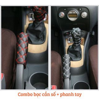 { GIÁ HỦY DIỆT } BỘ BỌC CẦN SỐ VÀ PHANH TAY CHO XE HƠI, Ô TÔ { 1 ĐỔI 1 }
