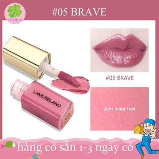 [Mua 2 giảm 4%] Son Kem Lì Lamuseland Chống Nước Lâu Trôi 12 Màu Nhập Khẩu Hàn Quốc 3.5g