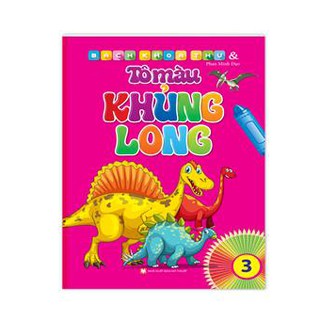 Sách - Bách khoa thư và tô màu khủng long 3