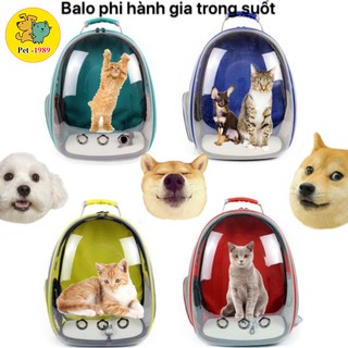 Balo Phi Hành Gia Trong Suốt Chó Mèo Pet-1989