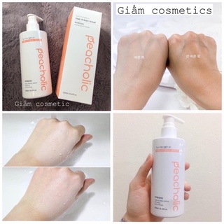 Kem dưỡng trắng nâng tone body Peacholic 250ml