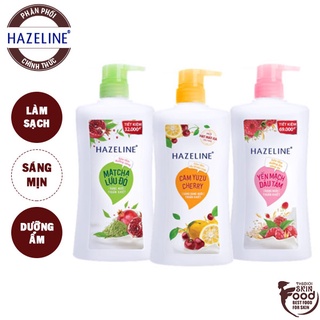 Sữa Tắm Dưỡng Ẩm, Tẩy Tế Bào Chết, Sáng Da Hazeline