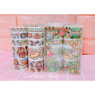 Set 10 băng keo trang trí washi tape