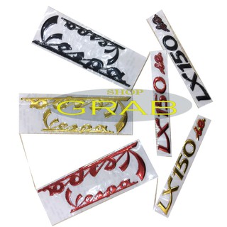 Tem, decal nổi VESPA LX 150 ie mẫu mới G231