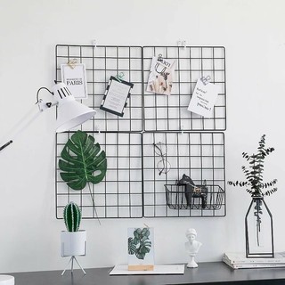 { SIÊU RẺ } KHUNG LƯỚI ĐEN DECOR TRANG TRÍ PHÒNG NGỦ SIÊU XINH 35x35 cm