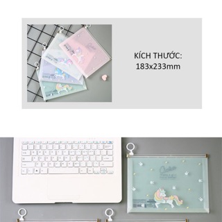 Bìa đựng hồ sơ zipper A5