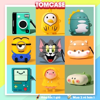 Case airpod 2/pro Tom case, Vỏ airpods hình cute đẽ thương ốp đựng tai nghe airpod 2 pro