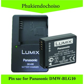 Bộ pin sạc thay thế cho Panasonic DMW-BLG10