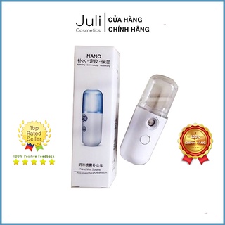 Máy xông mặt xịt khoáng nano mini phun sương dưỡng da sạc điện
