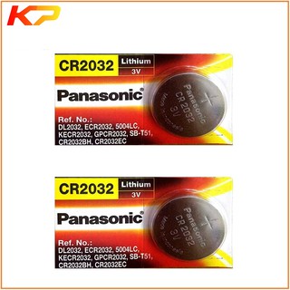 2 Viên Pin CR2032 PANASONIC sử dụng remote, đèn pin, đồng hồ, đồ chơi…