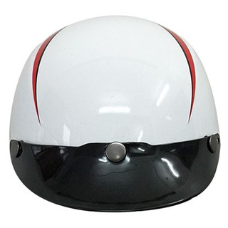 Nón Bảo Hiểm Không Kính Protec Techno TELWF  Trắng