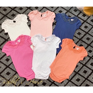 [mã SRMA9673 giảm 50% tối đa 20k đơn 0đ][Chọn mẫu] BODY CHIP COTTON VIỀN REN CỔ SEN CHO BÉ GÁI 3-24m