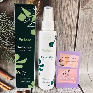 Follain ✨ Xịt khoáng dưỡng ẩm da Toning Mist Balance + Prime