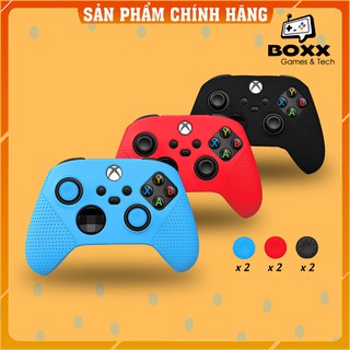 Bọc tay cầm xbox series x, ốp silicone tay cầm xbox series x chính hãng Dobe - Tặng kèm bọc núm analog
