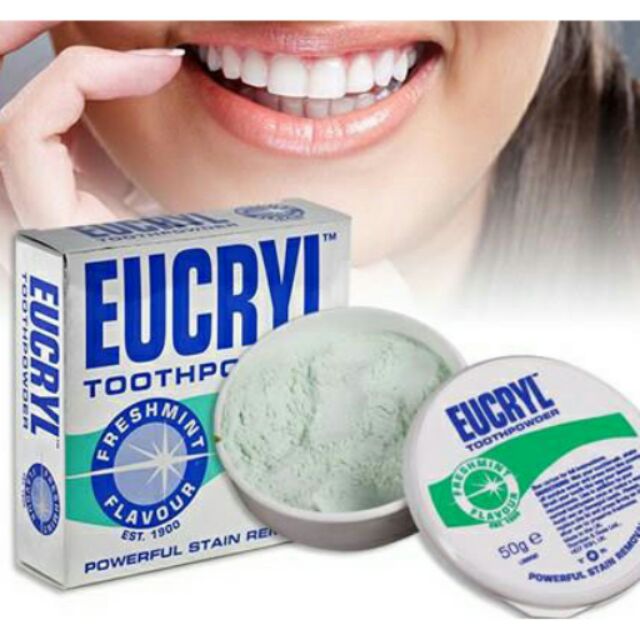 Bột trắng răng Eucryl