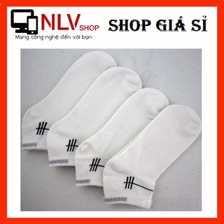 Tất sọc Hàn Quốc - Vớ sọc Korea Màu Trắng #nlvshop2016 (1 cặp)
